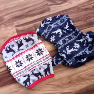 Dog Christmas pajamas. Worn once. Size small